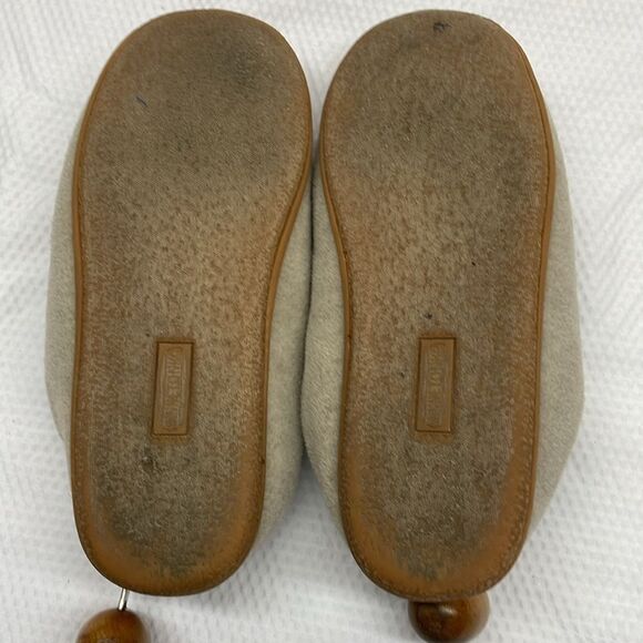 Minnetonka suede slippers mules 44771 Sherpa lined - Picture 5 of 9